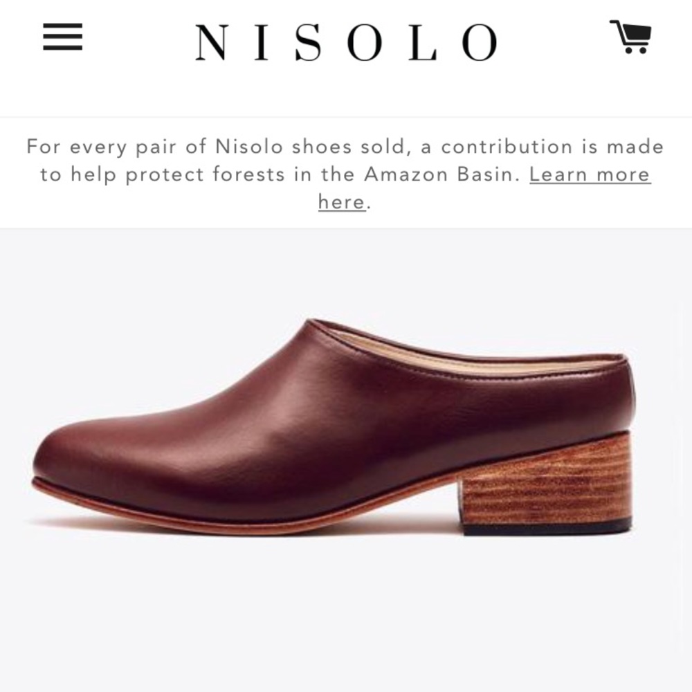 NWOT Nisolo Sofia Slip Ons